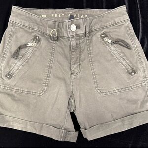 Gray White house black market Women's Shorts size 10